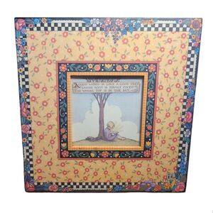 VINTAGE 1997 MARY ENGELBREIT GOOD WORD PAPER PICTURE PHOTO FRAME